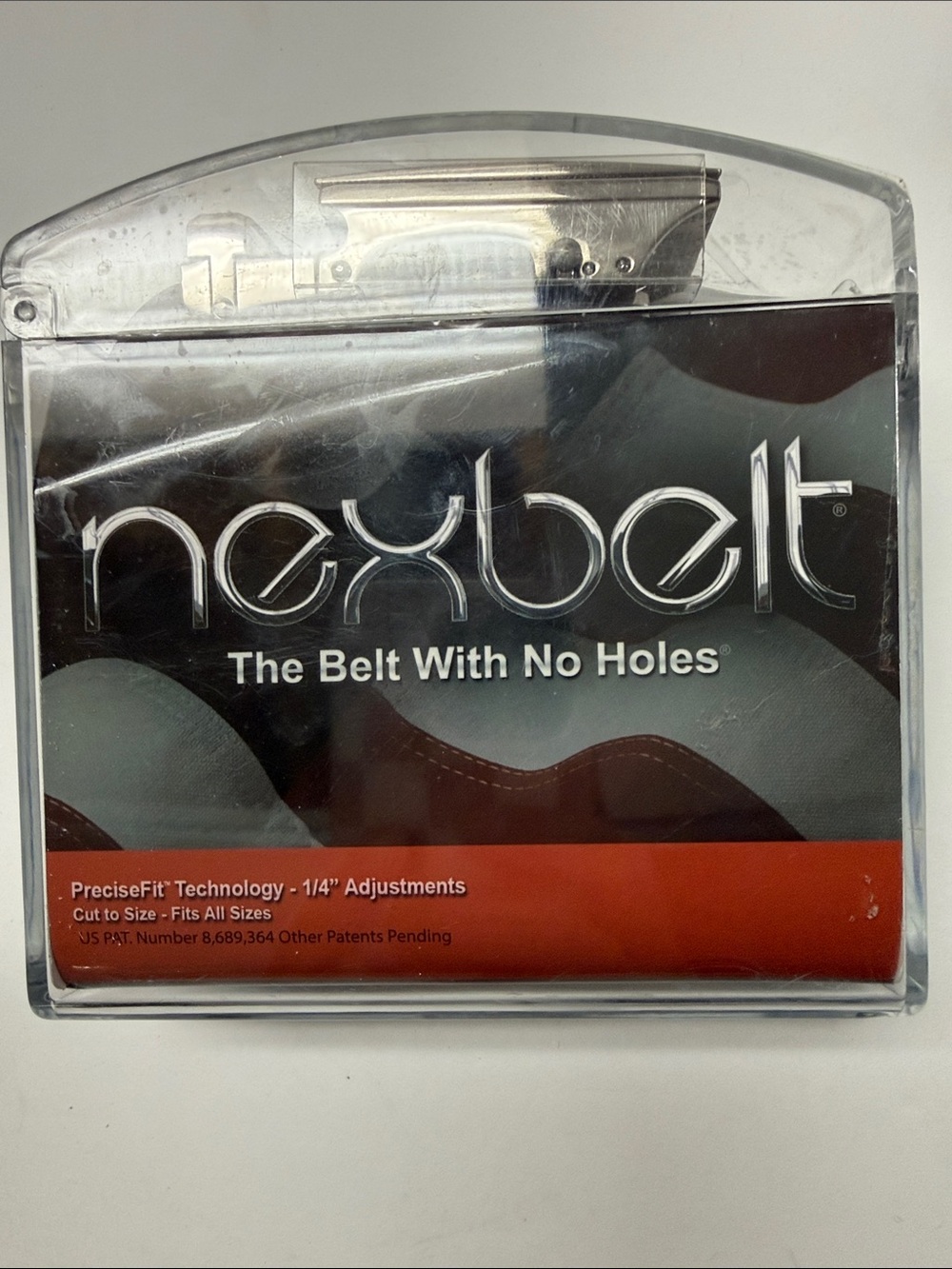 Nexbelt Brown No-Hole Adjustable Belt